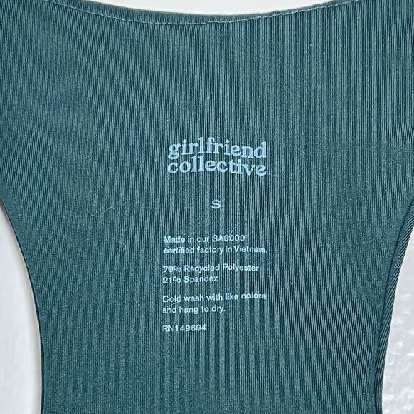 Girlfriend Collective •  Paloma Racerback Bra in Aspen - Picture 3 of 4